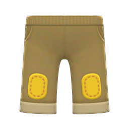 Patched-Knee Pants