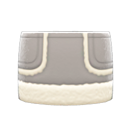 Faux-Shearling Skirt
