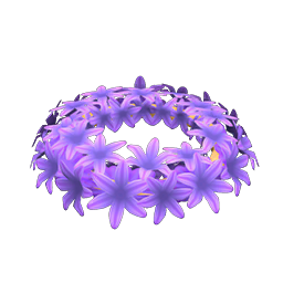 Purple Hyacinth Crown