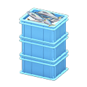Stacked Fish Containers