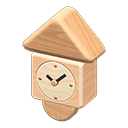 Wooden-Block Wall Clock