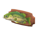 Mounted Black Bass