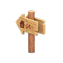 Angled Signpost