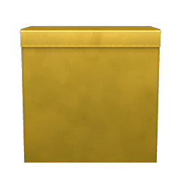 Tall Golden Island Counter DIY