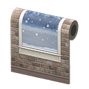 Falling-Snow Wall