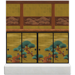 Gold-Screen Wall DIY