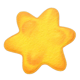 Yellow Star Rug DIY