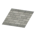 Gray Brick Rug