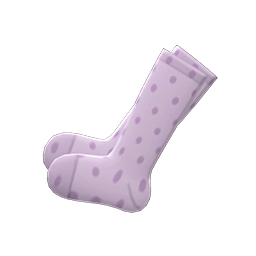 Dotted Knee-High Socks
