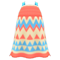 Zigzag-Print Dress