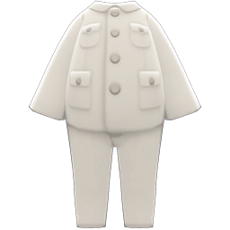 Suit With Stand-Up Collar