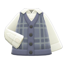 Checkered Sweater Vest