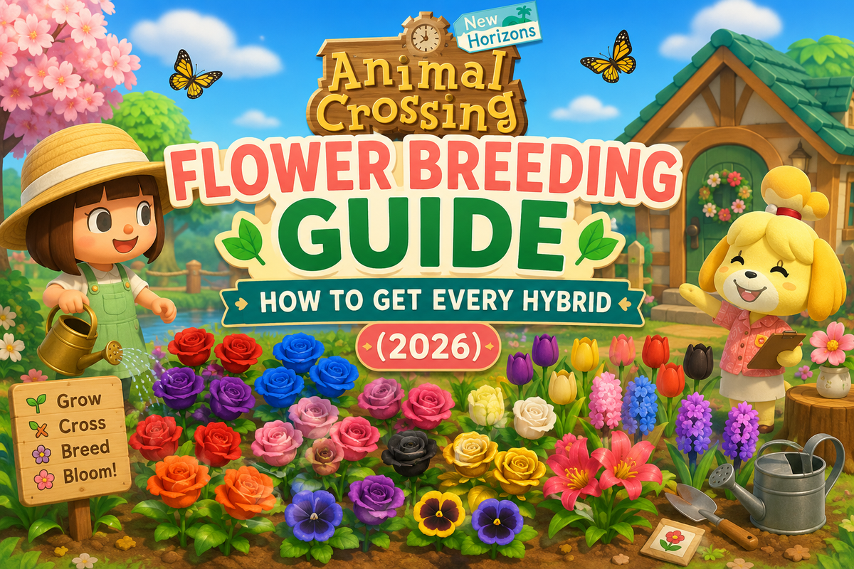 Animal Crossing: New Horizons Flower Breeding Guide — How to Get Every Hybrid (2026)