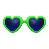 Heart Shades Animal Crossing New Horizons | ACNH Items - ACNHMALL