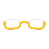 Bottom-Rimmed Glasses Animal Crossing New Horizons | ACNH Items - ACNHMALL