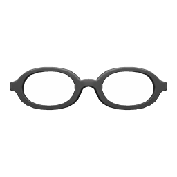 Oval Glasses Animal Crossing New Horizons | ACNH Items - ACNHMALL