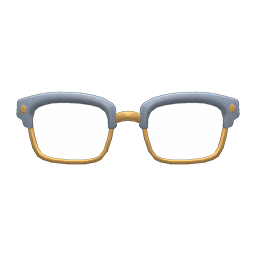 Squared Browline Glasses