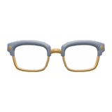 Squared Browline Glasses Animal Crossing New Horizons | ACNH Items - ACNHMALL
