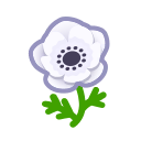 White Windflowers Animal Crossing New Horizons | ACNH Critter - ACNHMALL