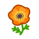 Orange Windflowers Animal Crossing New Horizons | ACNH Critter - ACNHMALL