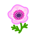Pink Windflowers Animal Crossing New Horizons | ACNH Critter - ACNHMALL