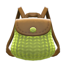 Knitted-Grass Backpack Animal Crossing New Horizons | ACNH Items - ACNHMALL