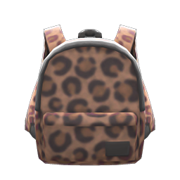 Leopard-Print Backpack