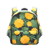 Botanical-Print Backpack