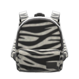 Zebra-Print Backpack
