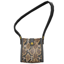Python-Print Shoulder Bag