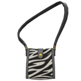 Zebra-Print Shoulder Bag