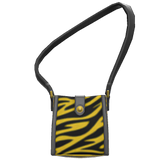 Zebra-Print Shoulder Bag
