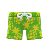 Pineapple Aloha Shorts