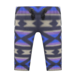 Geometric-Print Pants
