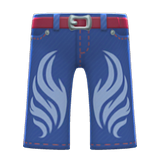 Embellished Denim Pants