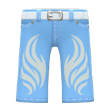 Embellished Denim Pants