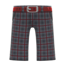 Checkered School Pants
