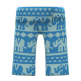 Elephant-Print Pants