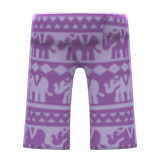 Elephant-Print Pants