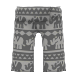 Elephant-Print Pants