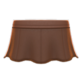 Pleather Flare Skirt