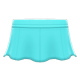 Pleather Flare Skirt