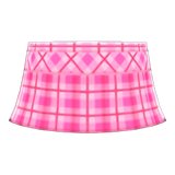 Checkered School Skirt