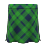 Long Plaid Skirt