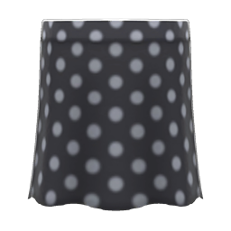 Long Polka Skirt