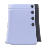 Buttoned Wraparound Skirt