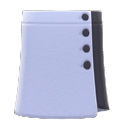 Buttoned Wraparound Skirt
