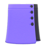 Buttoned Wraparound Skirt