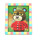 Grizzly's Photo Animal Crossing New Horizons | ACNH Items - ACNHMALL