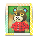 Grizzly's Photo Animal Crossing New Horizons | ACNH Items - ACNHMALL